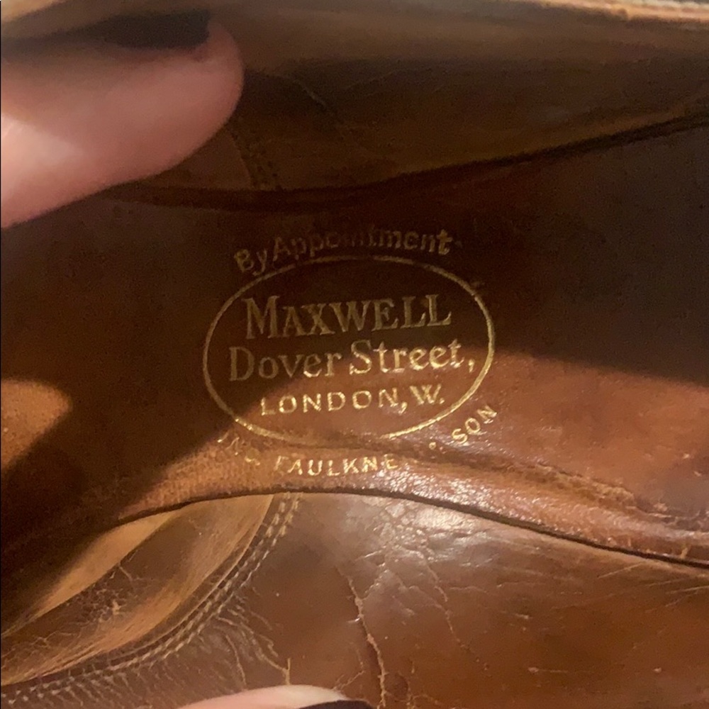 Maxwell Dover Street London- leather vintage heels - Picture 6 of 10